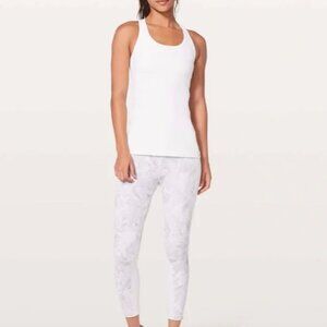 Lululemon White Racerback Tank